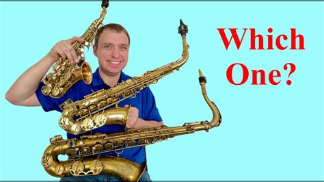 Saxophone Comparison Soprano Vs Alto Vs Tenor YouTube