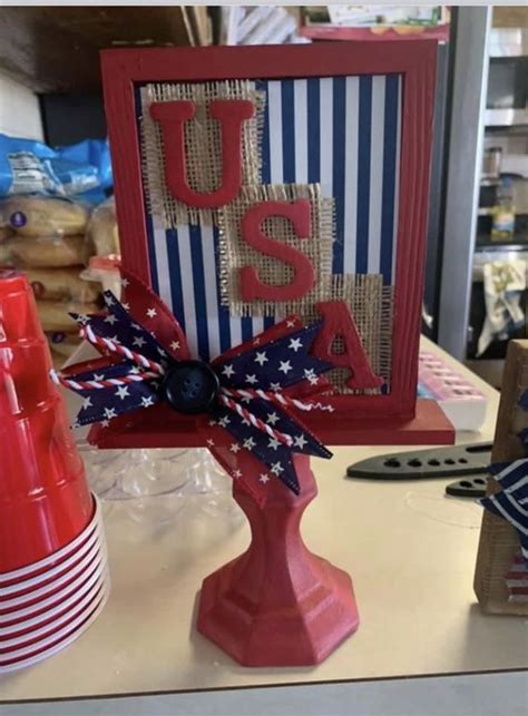 Easy Dollar Store Patriotic Th Of July Crafts Feltmagnet