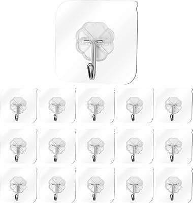 Hasthip Pack Stainless Steel Adhesive Wall Hanger Self Adhesive