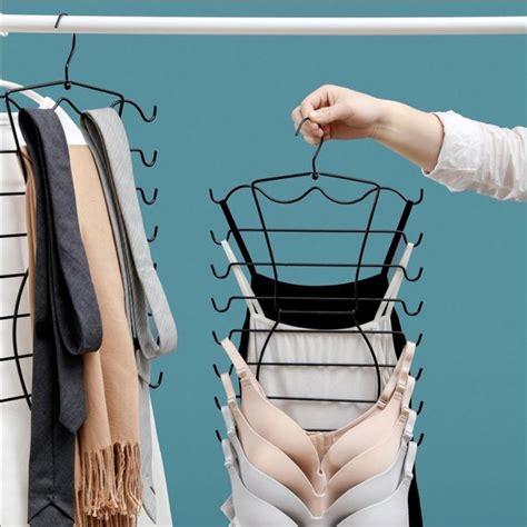 Многоярусная металлическая вешалка для белья и аксессуаров на 8 ярусов ...