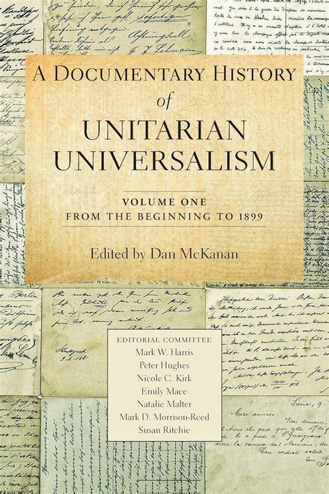 documentary history  unitarian universalism volume