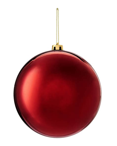 Red Large Gloss Shatterproof Bauble 20 Cm We R Christmas