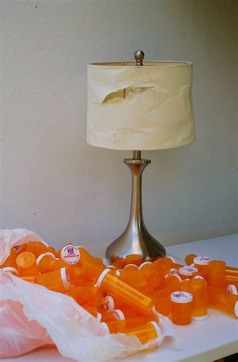 DIY Recycled Pill Bottle Lamp - Emily Seilhamer Art