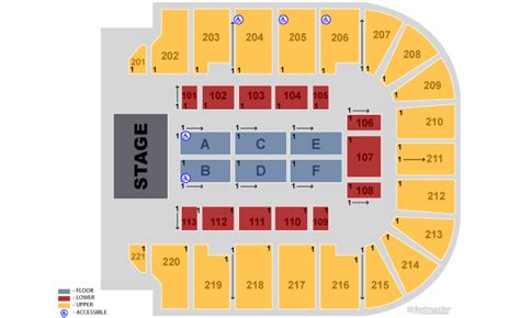 Seating Charts - BancorpSouth Arena - BancorpSouth Arena