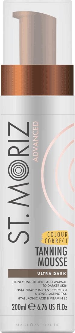 St Moriz Advanced Colour Correcting Tanning Mousse Ultra Dark