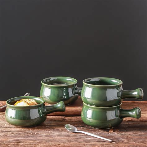 Vicrays French Onion Soup Bowls With Handles Ounce For Soup Chili