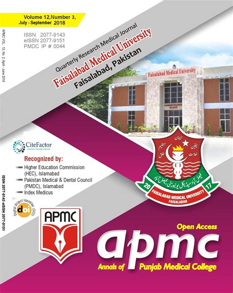 Vol 12 No 3 2018 Annals Of Punjab Medical College Annals Of