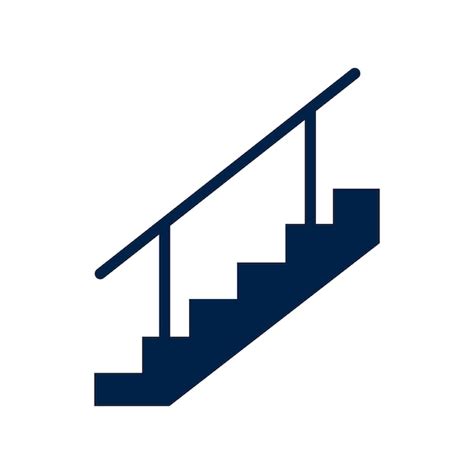 Premium Vector Stairway Icon Direction Infomation Illustration