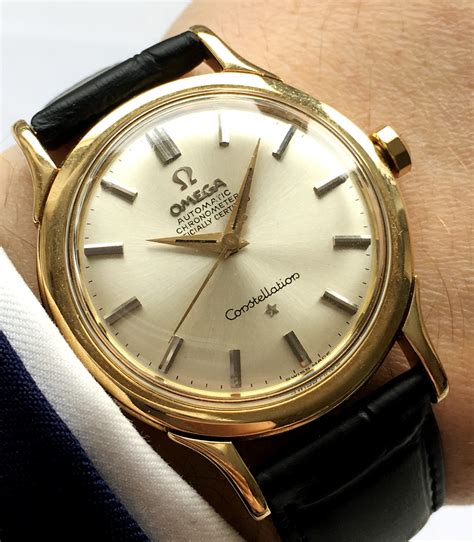 Vintage Solid 14k yellow gold Omega Constellation Automatic | Vintage ...