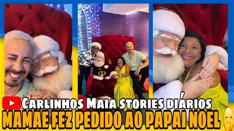 CARLINHOS MAIA MOSTROU QUAL PEDIDO SUA MÃE FEZ AO PAPAI NOEL YouTube