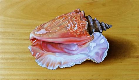 CONCH SHELL Painting by Matteo Germano | Saatchi Art