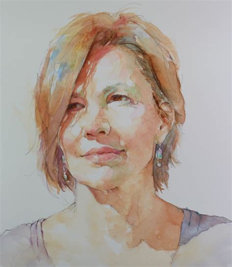 Quick Sketch Portraits Pam Wenger Watercolors Watercolor Portrait