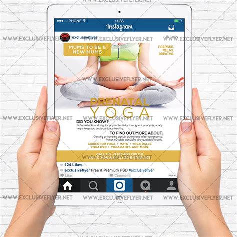 Prenatal Yoga Premium A5 Flyer Template Exclsiveflyer Free And Premium Psd Templates