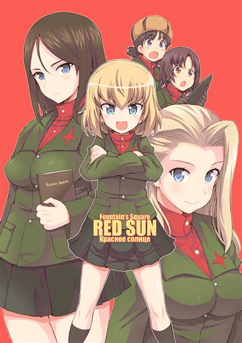 Katyusha Nonna Clara Nina And Alina Girls Und Panzer Drawn By