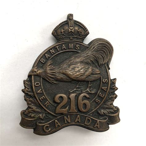 Canadian Th Toronto Bantams Bn Cef Ww Cap Badge