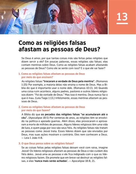 Como as religiões falsas afastam as pessoas de Deus BIBLIOTECA ON