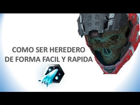 Halo Reach Como Subir A Heredero De Forma Facil Y Rapida Youtube