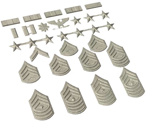 Usmc Rank Insignia Cnc Military Emblems