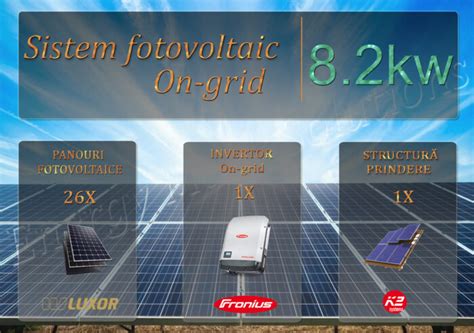 Sistem Fotovoltaic On Grid Kw Trifazat Fronius Energymark