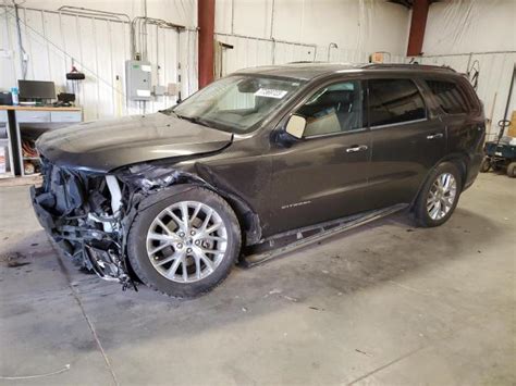 2014 Dodge Durango Citadel For Sale Mt Billings Mon Feb 12 2024 Used And Repairable