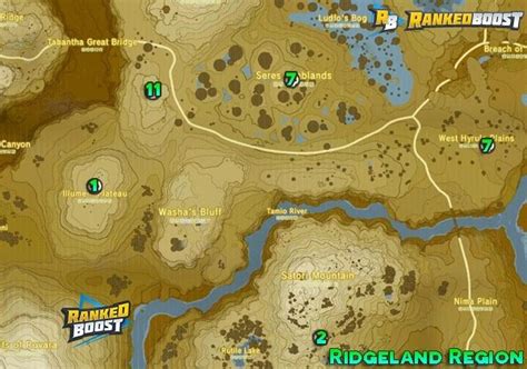 Zelda Breath Of The Wild Boss Locations Guide Hidden Mini Bosses