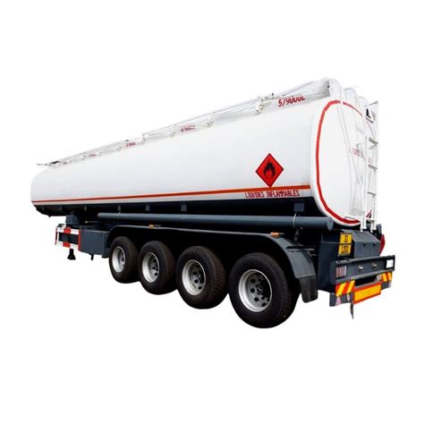 Diesel Tanker Trailer | 4 Axle 40000 Liters Semi Trailer Diesel Fuel ...