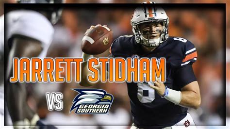 Jarrett Stidham Highlights vs Georgia Southern // 14/24 185 Yards, 3 Total TDs // 9.02.17 - YouTube