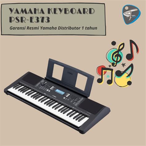 Jual Keyboard Yamaha PSR E373 PSRE373 E 373 Garansi Resmi Penerus