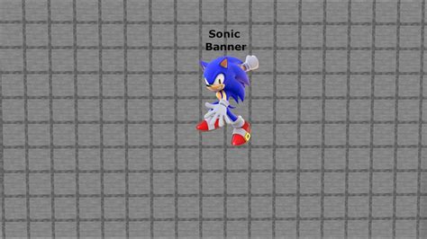 How To Make A Sonic Banner In Minecraft YouTube