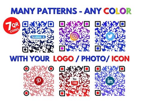 Code Qr Personnalis Avec Logo Ou Photo Id Al Pour Votre Etsy France