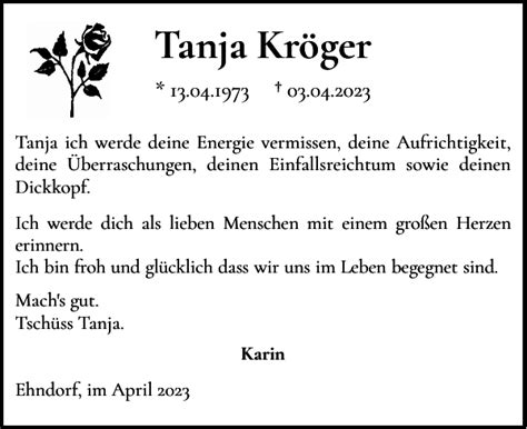 Tanja Kr Ger Gedenken Holsteinischer Courier