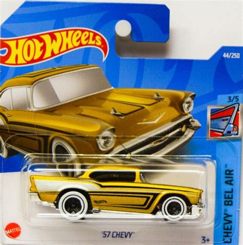 Hot Wheels 1957 Chevy Gold Hw Chevy Bel Air Pefect Birthday Etsy