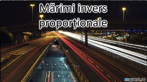 Marimi Invers Proportionale 2 Clasa A VI A YouTube