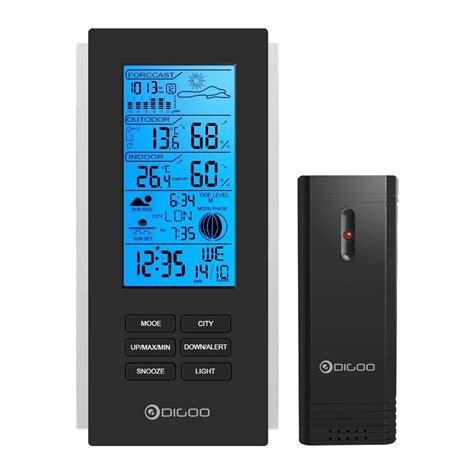 DIGOO DG TH6699 Upstanding Weather Station User Manual ManualsLib