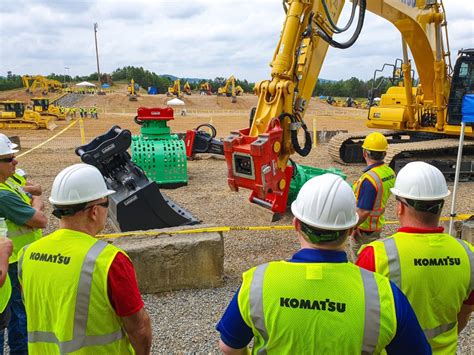 Professional Demolition International Lehnhoff At Komatsu Demo Days