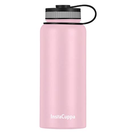 Instacuppa Insulated Water Bottle Ml With Wide Mouth Lid Double