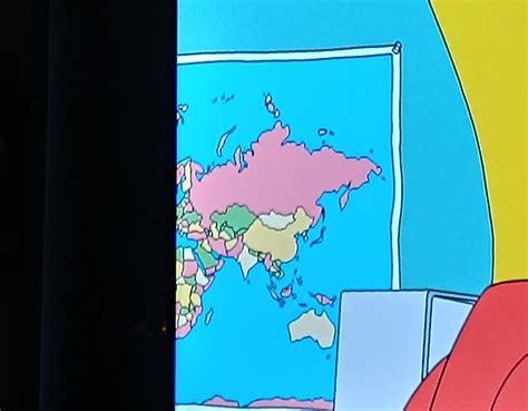 The Simpsons made pretty accurate World Map, but there are still some ...