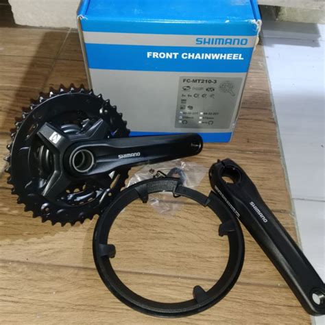 Jual Crank Shimano Altus Mt Holowtech Tripel T Shopee Indonesia