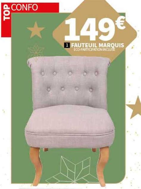 Promo Fauteuil Marquis Chez Conforama Icatalogue Fr