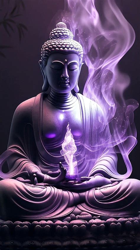 Gautam Buddha Blue Light Effect Siddhartha Gautama Lord Hd Phone