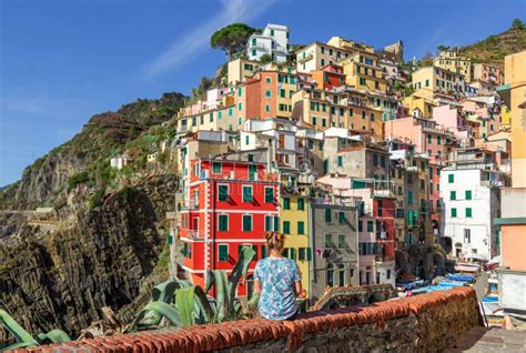 Riomaggiore Village Cinque Terre Italy Editorial Image Image Of