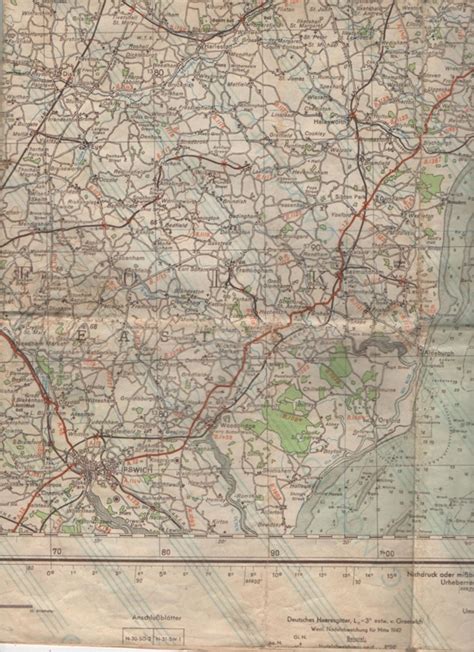 Map of Lingen, Germany; Ordance Survey; 1945; LESLS553 | eHive