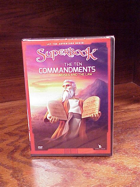 SuperBook The Ten Commandments Moses And The Law DVD Sealed 2015