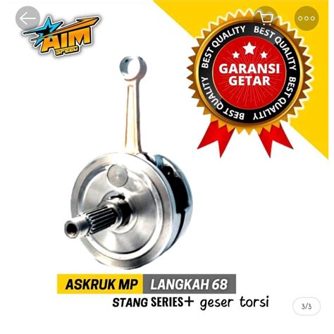 Jual Askruk MP L68 Stang Series Geser Torsi Kruk As Megapro Langkah Up