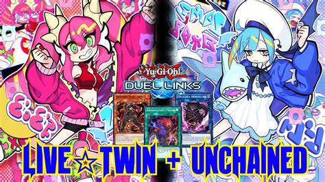 LIVETWIN WITH UNCHAINED DESTRUCTION COMBO DUEL LINKS RANKED DUEL YU