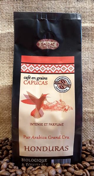 Caf Capucas Du Honduras Bio Quitable Grain Gr Saldac Suisse Sarl