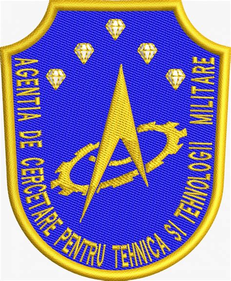 Emblema Agentia De Cercetare Pentru Tehnica Si Tehnologii Militare