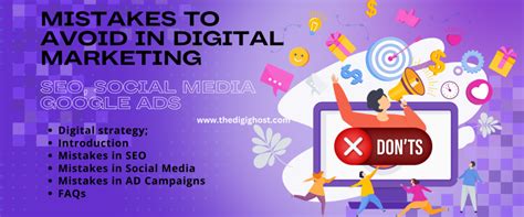 Common Mistakes In Digital Marketing Where Seo Social Media And