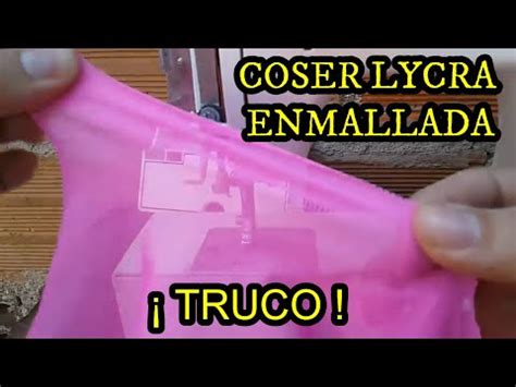 Truco Para Coser Tela Lycra A