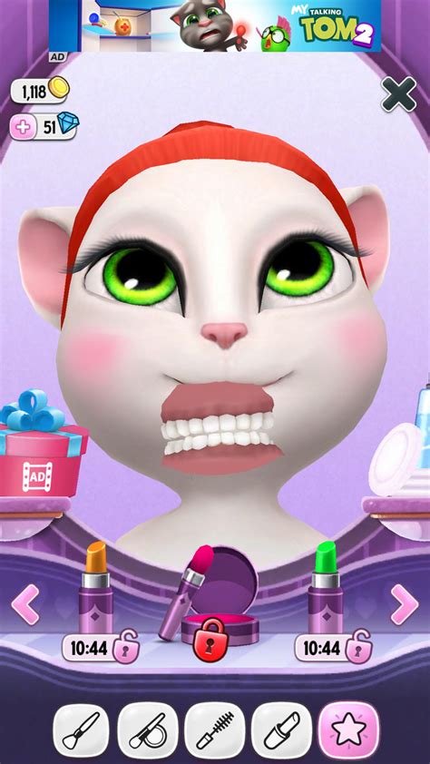 Guess the My Angela app has a dentist function in the makeup section ...